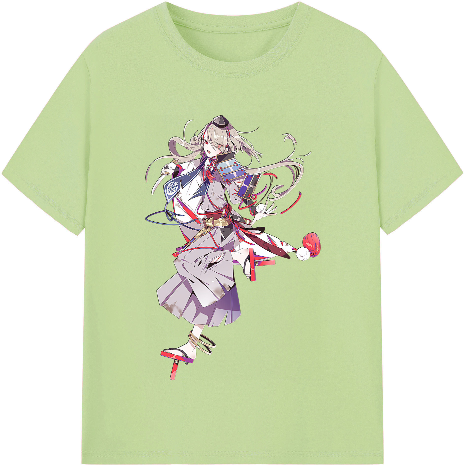 （画像用） 刀剣乱舞 Touken Ranbu 綿100％半袖Tシャツ（フロントプリント）